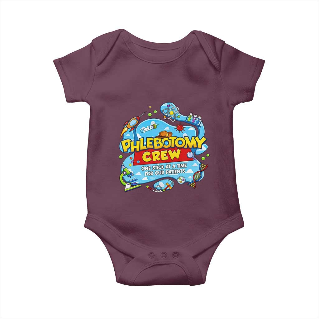 Phlebotomy Crew Lab Week 2026 Baby Onesie One Stick At A Time Funny Phlebotomist Healthcare Lab