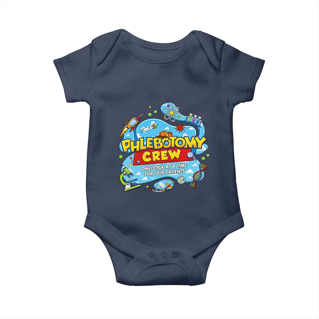 Phlebotomy Crew Lab Week 2026 Baby Onesie One Stick At A Time Funny Phlebotomist Healthcare Lab