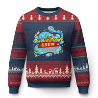 Phlebotomy Crew Lab Week 2026 Ugly Christmas Sweater One Stick At A Time Funny Phlebotomist Healthcare Lab