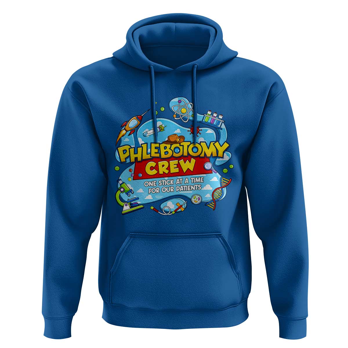 Phlebotomy Crew Lab Week 2026 Hoodie One Stick At A Time Funny Phlebotomist Healthcare Lab