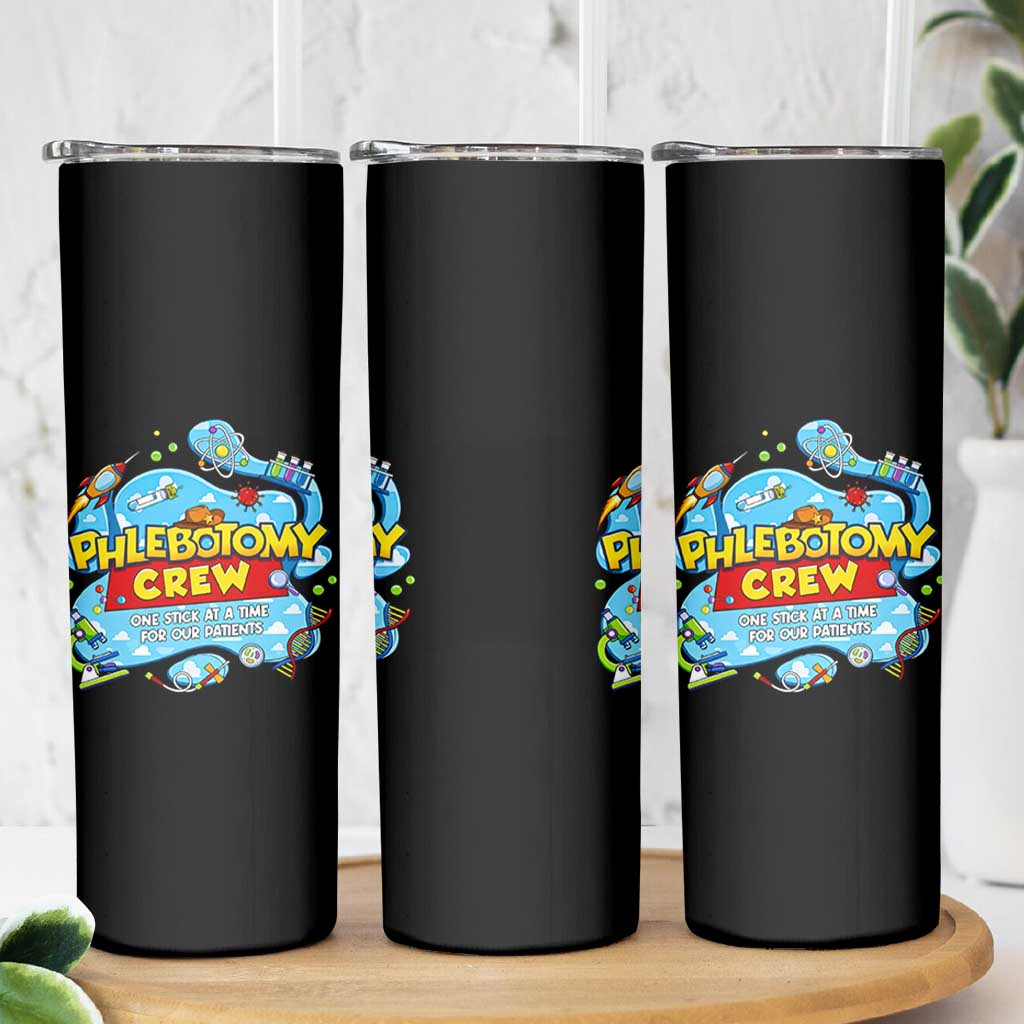 Phlebotomy Crew Lab Week 2026 Skinny Tumbler One Stick At A Time Funny Phlebotomist Healthcare Lab