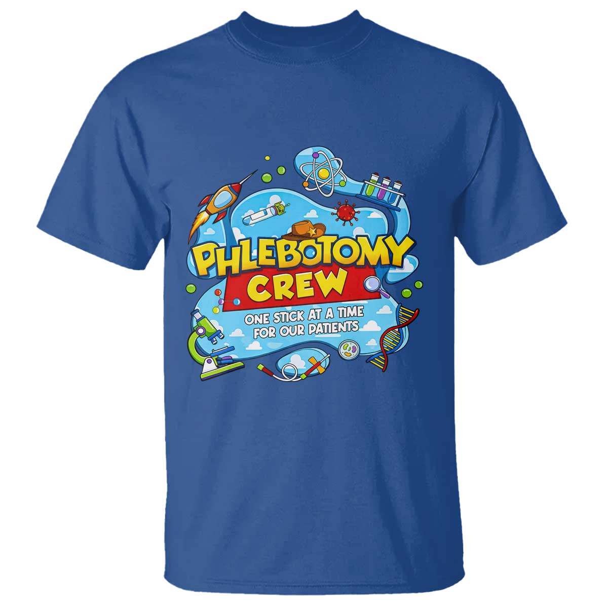 Phlebotomy Crew Lab Week 2026 T Shirt One Stick At A Time Funny Phlebotomist Healthcare Lab