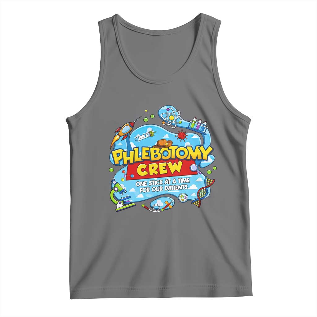 Phlebotomy Crew Lab Week 2026 Tank Top One Stick At A Time Funny Phlebotomist Healthcare Lab