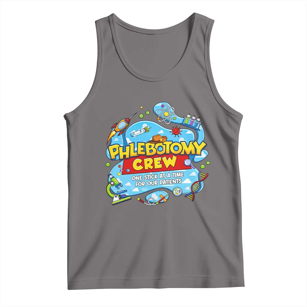 Phlebotomy Crew Lab Week 2026 Tank Top One Stick At A Time Funny Phlebotomist Healthcare Lab