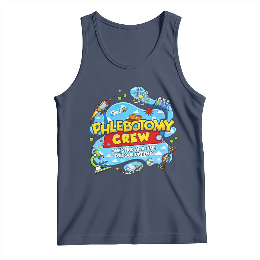 Phlebotomy Crew Lab Week 2026 Tank Top One Stick At A Time Funny Phlebotomist Healthcare Lab
