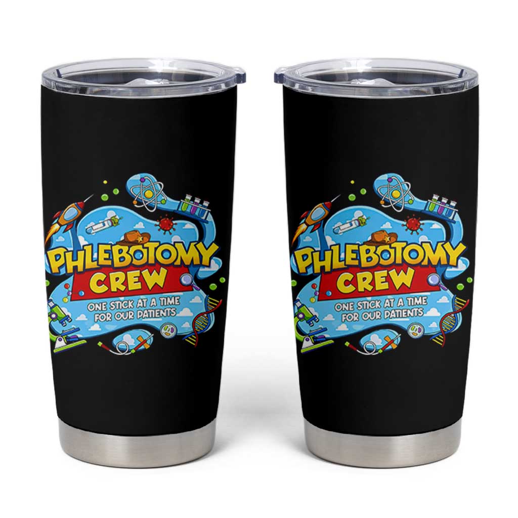 Phlebotomy Crew Lab Week 2026 Tumbler Cup One Stick At A Time Funny Phlebotomist Healthcare Lab