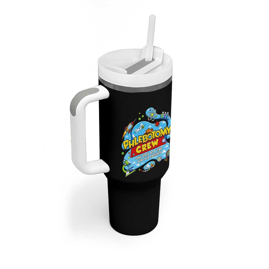 Phlebotomy Crew Lab Week 2026 Tumbler With Handle One Stick At A Time Funny Phlebotomist Healthcare Lab