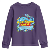 Phlebotomy Crew Lab Week 2026 Youth Sweatshirt One Stick At A Time Funny Phlebotomist Healthcare Lab