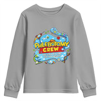 Phlebotomy Crew Lab Week 2026 Youth Sweatshirt One Stick At A Time Funny Phlebotomist Healthcare Lab