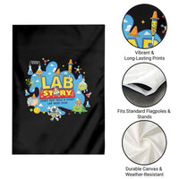 Lab Story Lab Week 2026 Celebration Garden Flag Every Test Tells a Story Medical Lab Tech Appreciation Gift