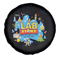 Lab Story Lab Week 2026 Celebration Spare Tire Cover Every Test Tells a Story Medical Lab Tech Appreciation Gift