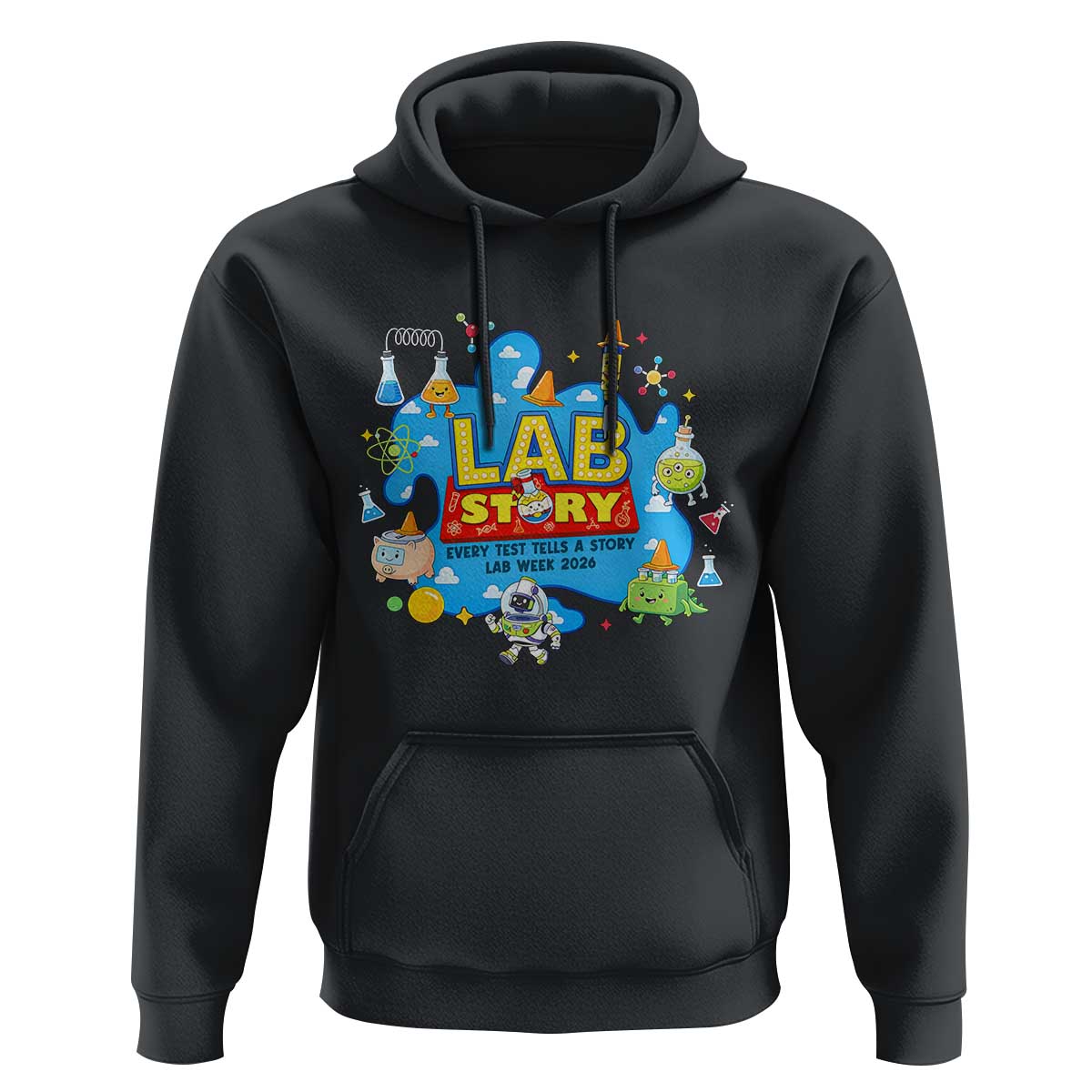Lab Story Lab Week 2026 Celebration Hoodie Every Test Tells a Story Medical Lab Tech Appreciation Gift