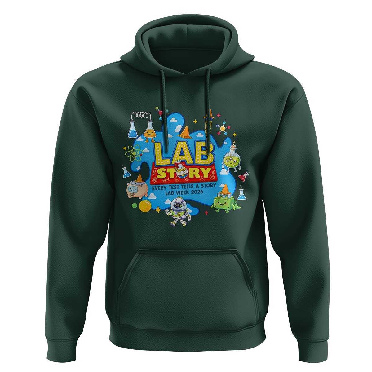 Lab Story Lab Week 2026 Celebration Hoodie Every Test Tells a Story Medical Lab Tech Appreciation Gift