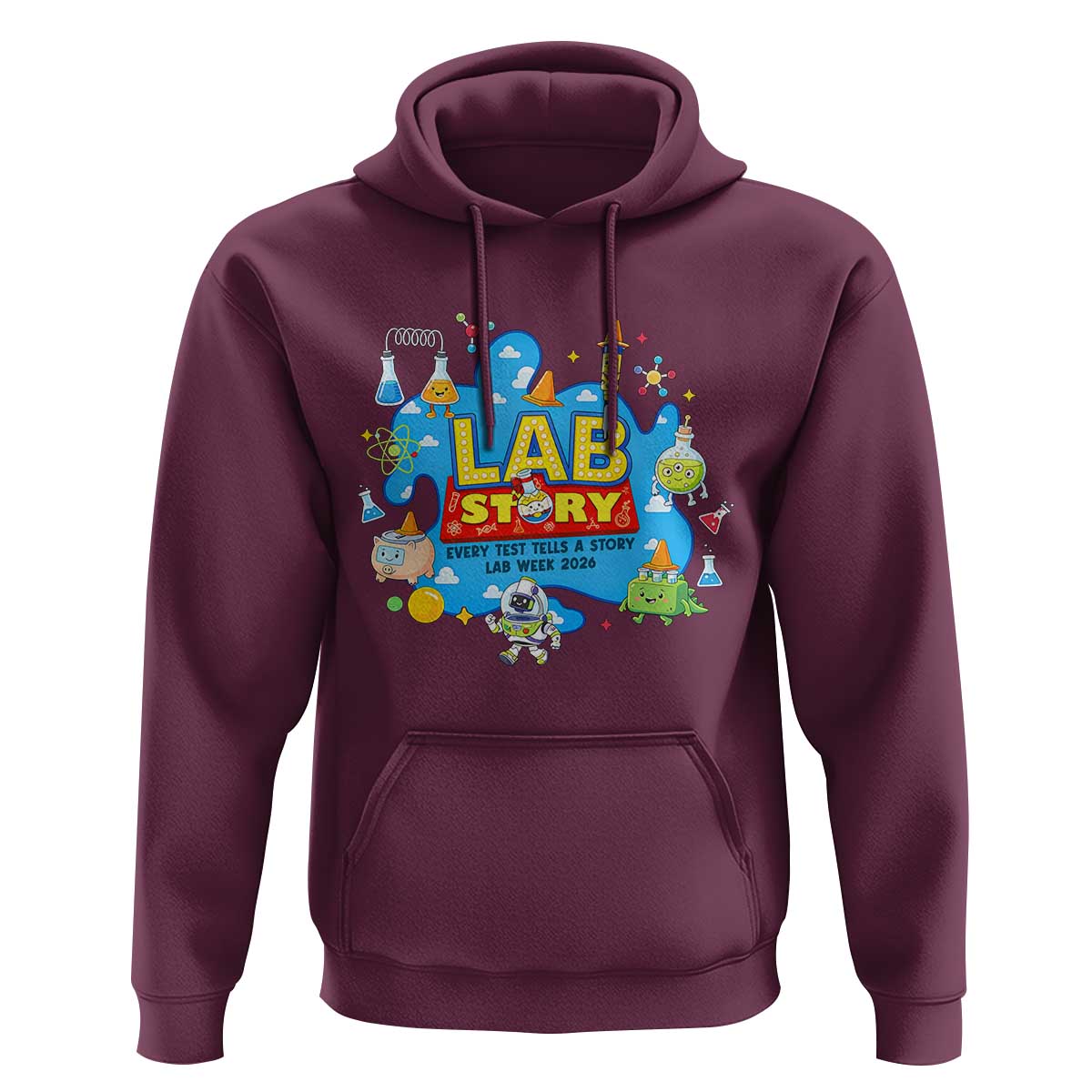 Lab Story Lab Week 2026 Celebration Hoodie Every Test Tells a Story Medical Lab Tech Appreciation Gift