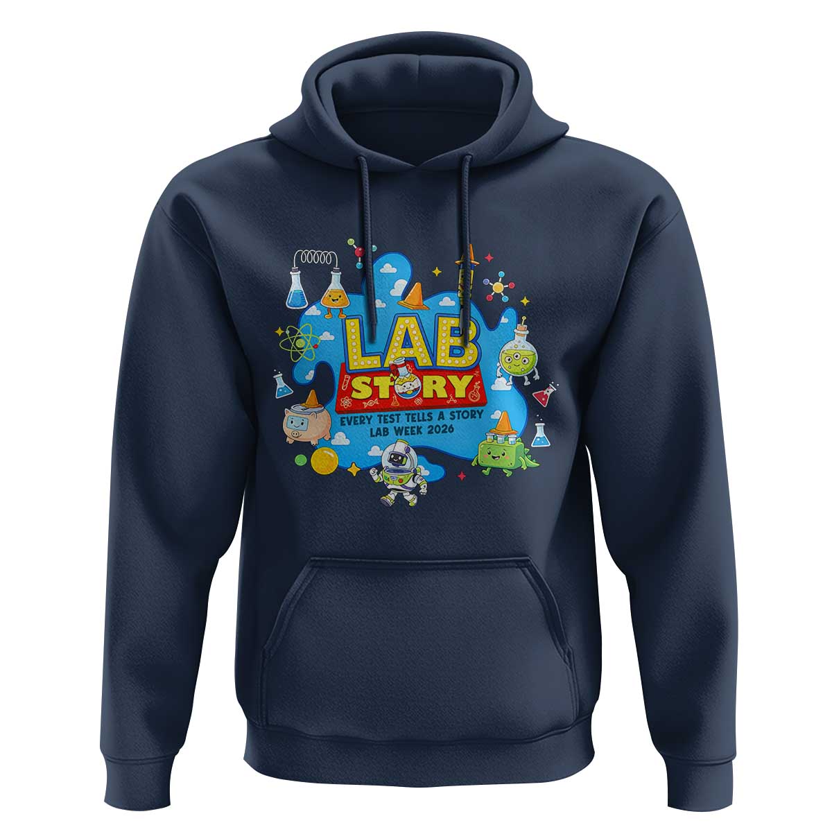 Lab Story Lab Week 2026 Celebration Hoodie Every Test Tells a Story Medical Lab Tech Appreciation Gift