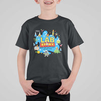 Lab Story Lab Week 2026 Celebration T Shirt For Kid Every Test Tells a Story Medical Lab Tech Appreciation Gift