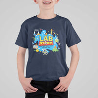 Lab Story Lab Week 2026 Celebration T Shirt For Kid Every Test Tells a Story Medical Lab Tech Appreciation Gift