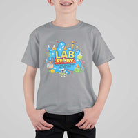 Lab Story Lab Week 2026 Celebration T Shirt For Kid Every Test Tells a Story Medical Lab Tech Appreciation Gift