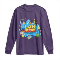 Lab Story Lab Week 2026 Celebration Long Sleeve Shirt Every Test Tells a Story Medical Lab Tech Appreciation Gift