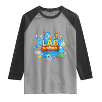 Lab Story Lab Week 2026 Celebration Raglan Shirt Every Test Tells a Story Medical Lab Tech Appreciation Gift