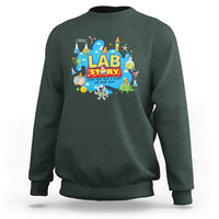 Lab Story Lab Week 2026 Celebration Sweatshirt Every Test Tells a Story Medical Lab Tech Appreciation Gift