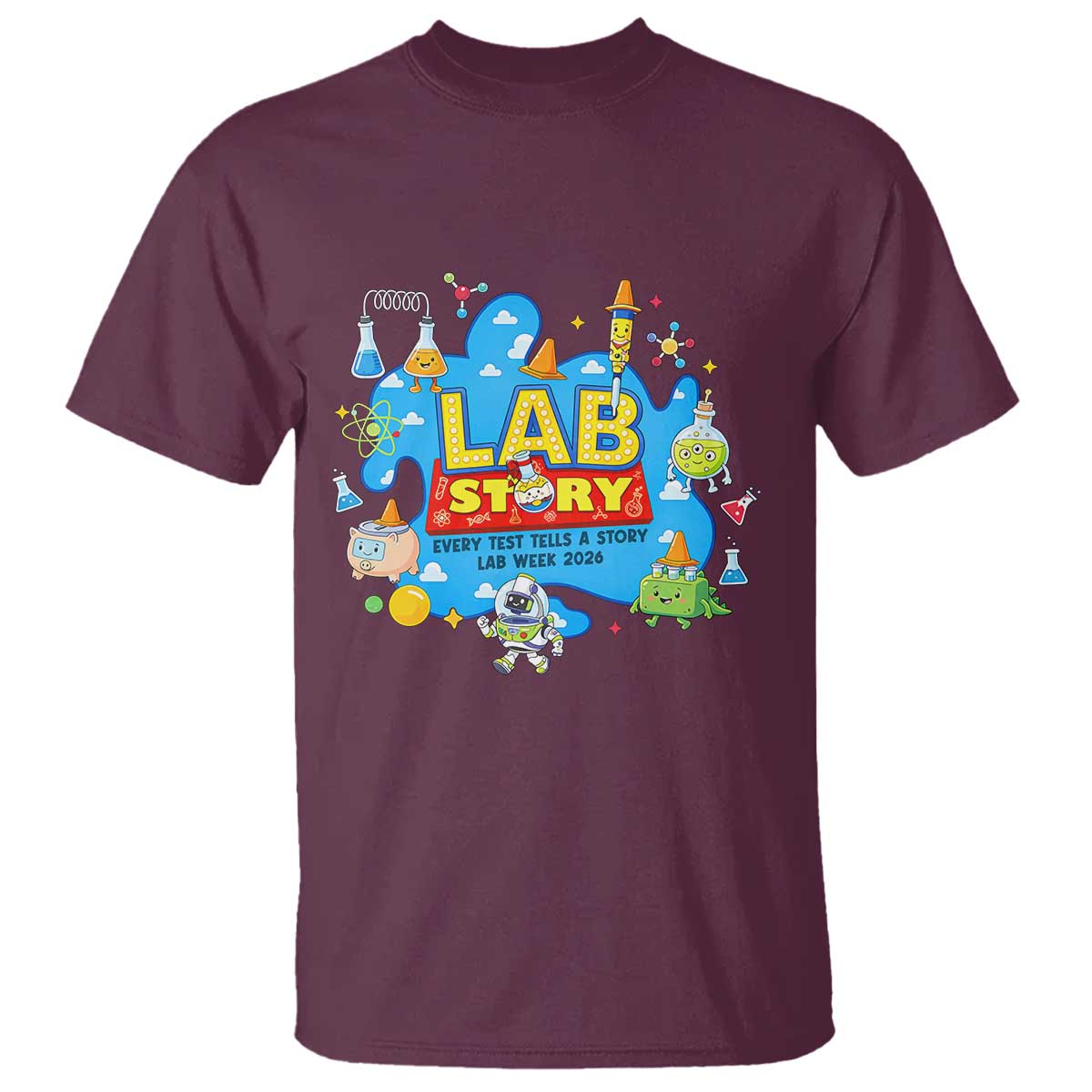 Lab Story Lab Week 2026 Celebration T Shirt Every Test Tells a Story Medical Lab Tech Appreciation Gift