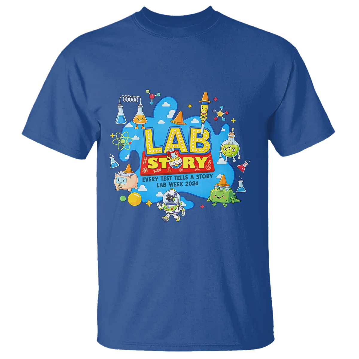 Lab Story Lab Week 2026 Celebration T Shirt Every Test Tells a Story Medical Lab Tech Appreciation Gift