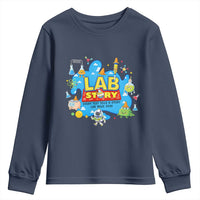 Lab Story Lab Week 2026 Celebration Youth Sweatshirt Every Test Tells a Story Medical Lab Tech Appreciation Gift
