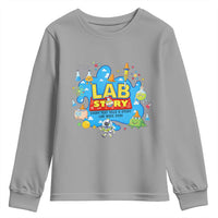 Lab Story Lab Week 2026 Celebration Youth Sweatshirt Every Test Tells a Story Medical Lab Tech Appreciation Gift