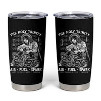 Funny Mechanic Jesus Holy Trinity Air Fuel Spark Tumbler Cup Christian Car Lover Humor Gift for Gearheads