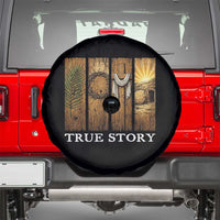 Christian Easter True Story Resurrection Scene Vintage Spare Tire Cover Faith Based Jesus Empty Tomb Gift for Believers