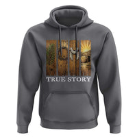 Christian Easter True Story Resurrection Scene Vintage Hoodie Faith Based Jesus Empty Tomb Gift for Believers