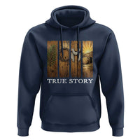 Christian Easter True Story Resurrection Scene Vintage Hoodie Faith Based Jesus Empty Tomb Gift for Believers
