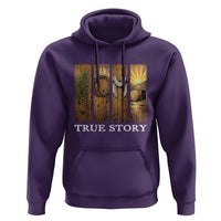 Christian Easter True Story Resurrection Scene Vintage Hoodie Faith Based Jesus Empty Tomb Gift for Believers