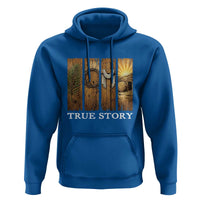 Christian Easter True Story Resurrection Scene Vintage Hoodie Faith Based Jesus Empty Tomb Gift for Believers