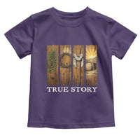 Christian Easter True Story Resurrection Scene Vintage Toddler T Shirt Faith Based Jesus Empty Tomb Gift for Believers