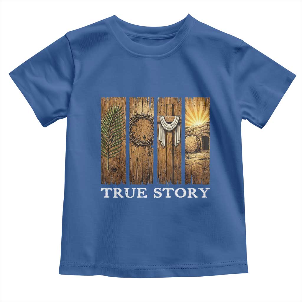 Christian Easter True Story Resurrection Scene Vintage Toddler T Shirt Faith Based Jesus Empty Tomb Gift for Believers