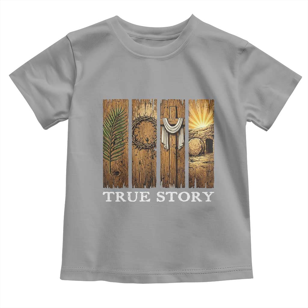 Christian Easter True Story Resurrection Scene Vintage Toddler T Shirt Faith Based Jesus Empty Tomb Gift for Believers