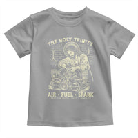 Funny Mechanic Jesus Holy Trinity Air Fuel Spark Vintage Toddler T Shirt Christian Car Lover Humor Gift for Gearheads