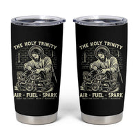 Funny Mechanic Jesus Holy Trinity Air Fuel Spark Vintage Tumbler Cup Christian Car Lover Humor Gift for Gearheads