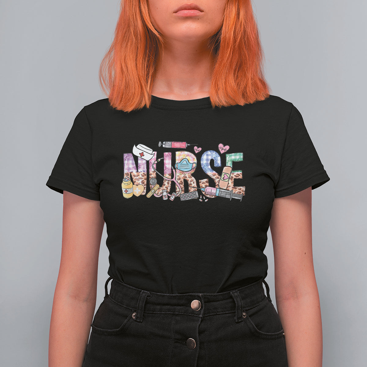Funny Nurse T Shirt For Women Nurse Registered Nurse RN Nurse Life Nursing Appreciation - Wonder Print Shop