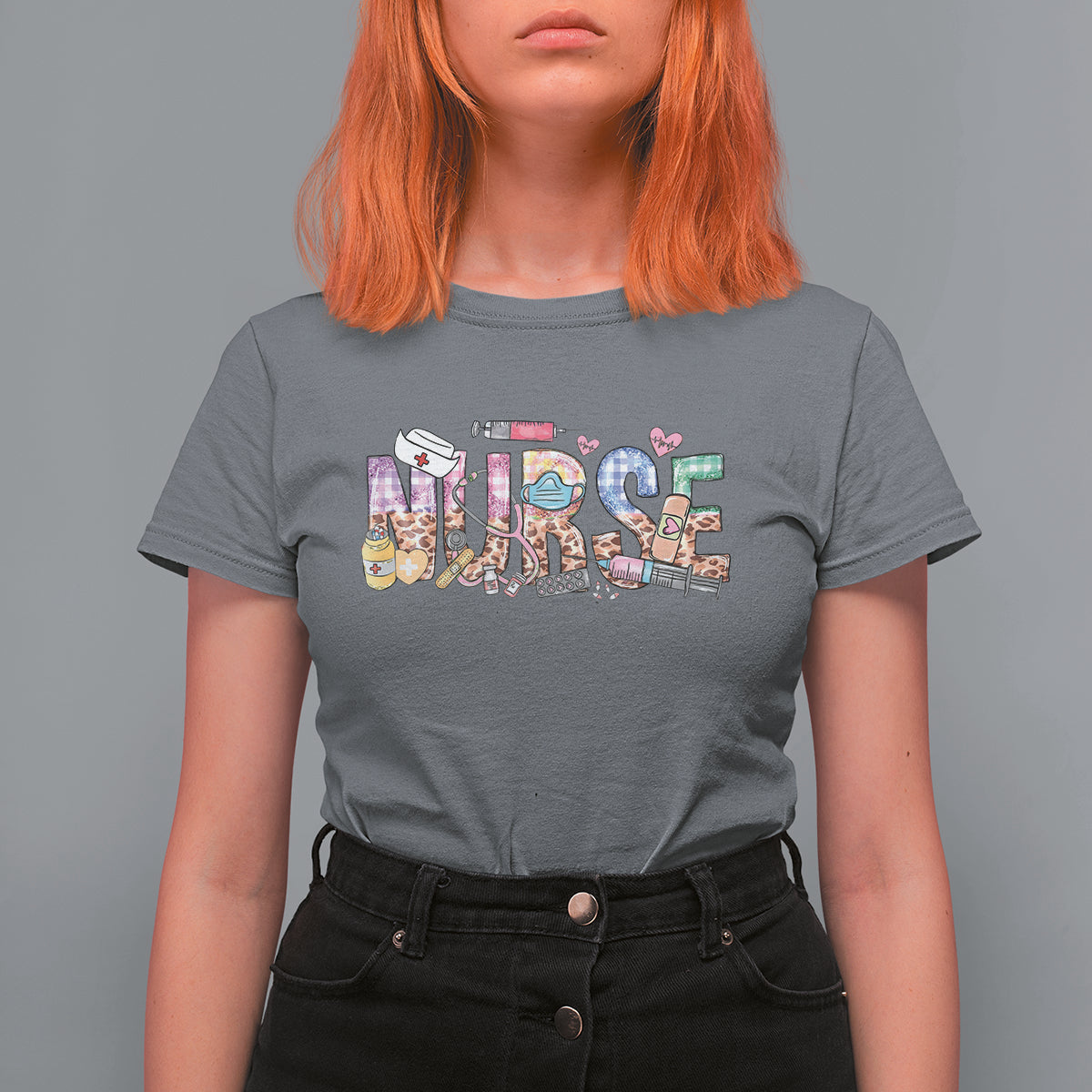 Funny Nurse T Shirt For Women Nurse Registered Nurse RN Nurse Life Nursing Appreciation - Wonder Print Shop