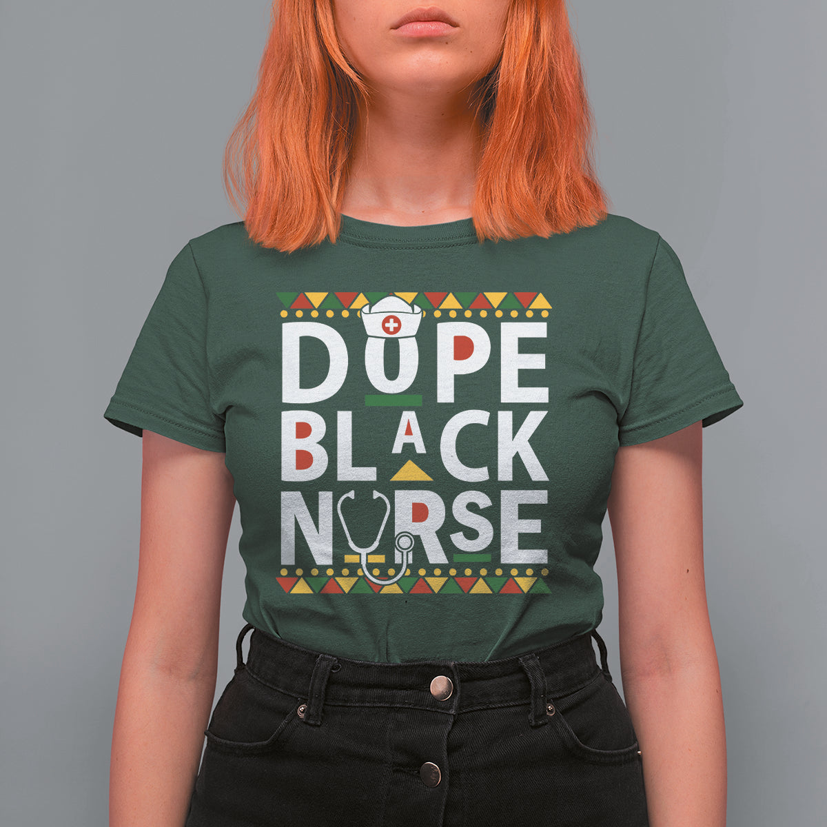 Funny Nurse T Shirt For Women Dope Black Nurse Black Pride Proud Afro Melanin Nurse RN Nurse Appreciation Gift, Nurse Life - Wonder Print Shop