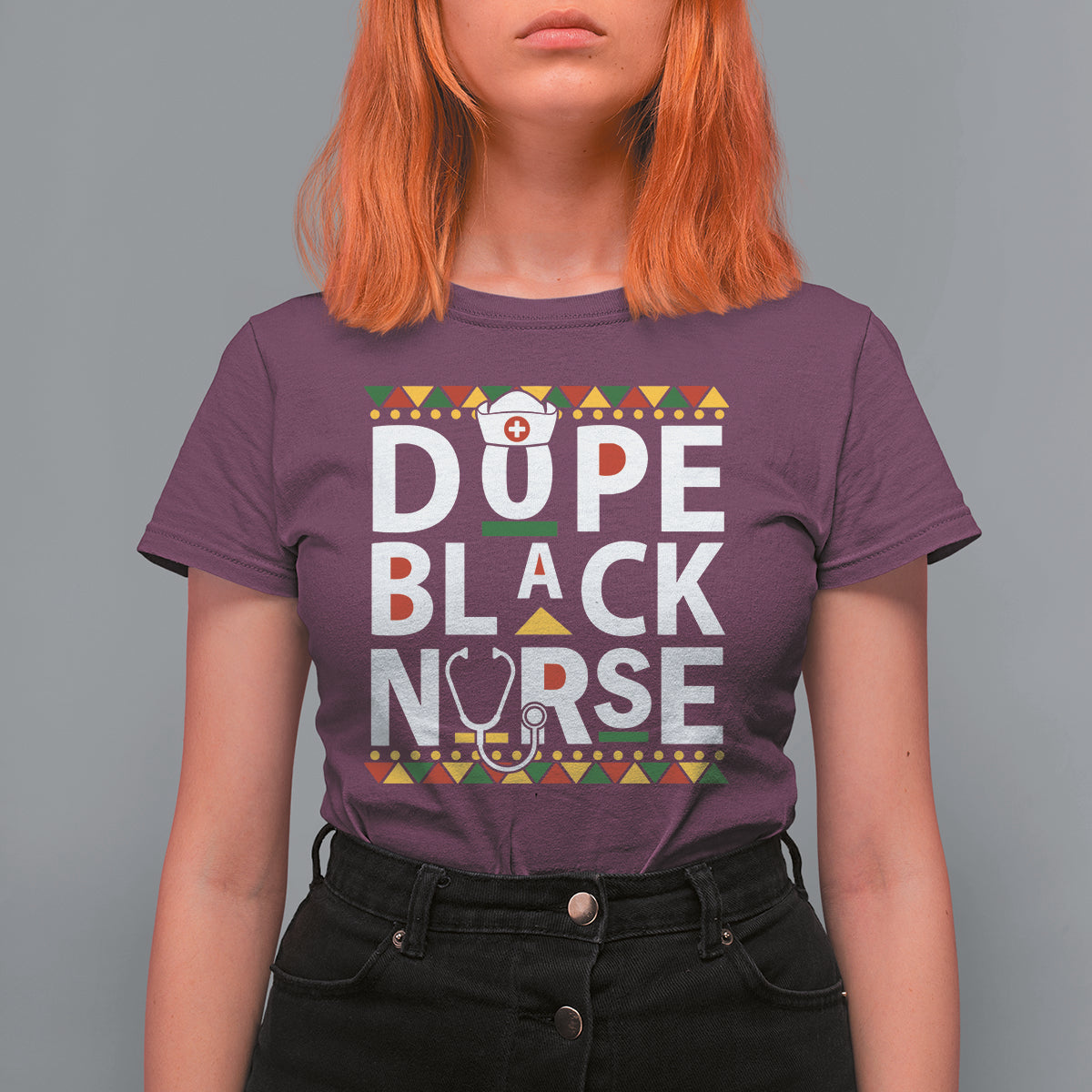 Funny Nurse T Shirt For Women Dope Black Nurse Black Pride Proud Afro Melanin Nurse RN Nurse Appreciation Gift, Nurse Life - Wonder Print Shop