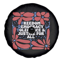 Subtle FDT Spare Tire Cover Freedom Democracy Tolerence and Justice For All