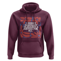Subtle FDT Hoodie Freedom Democracy Tolerence and Justice For All