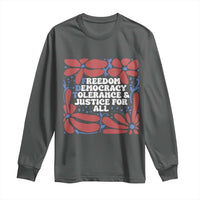 Subtle FDT Long Sleeve Shirt Freedom Democracy Tolerence and Justice For All