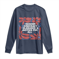 Subtle FDT Long Sleeve Shirt Freedom Democracy Tolerence and Justice For All