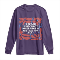 Subtle FDT Long Sleeve Shirt Freedom Democracy Tolerence and Justice For All