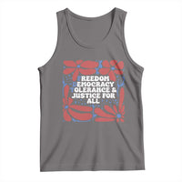 Subtle FDT Tank Top Freedom Democracy Tolerence and Justice For All